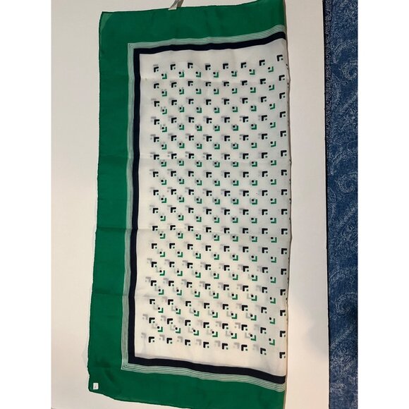 Assorted Polyester 7 Silk Scarves Lot Of 7 - Jones New York & Others - Various C - Picture 2 of 16